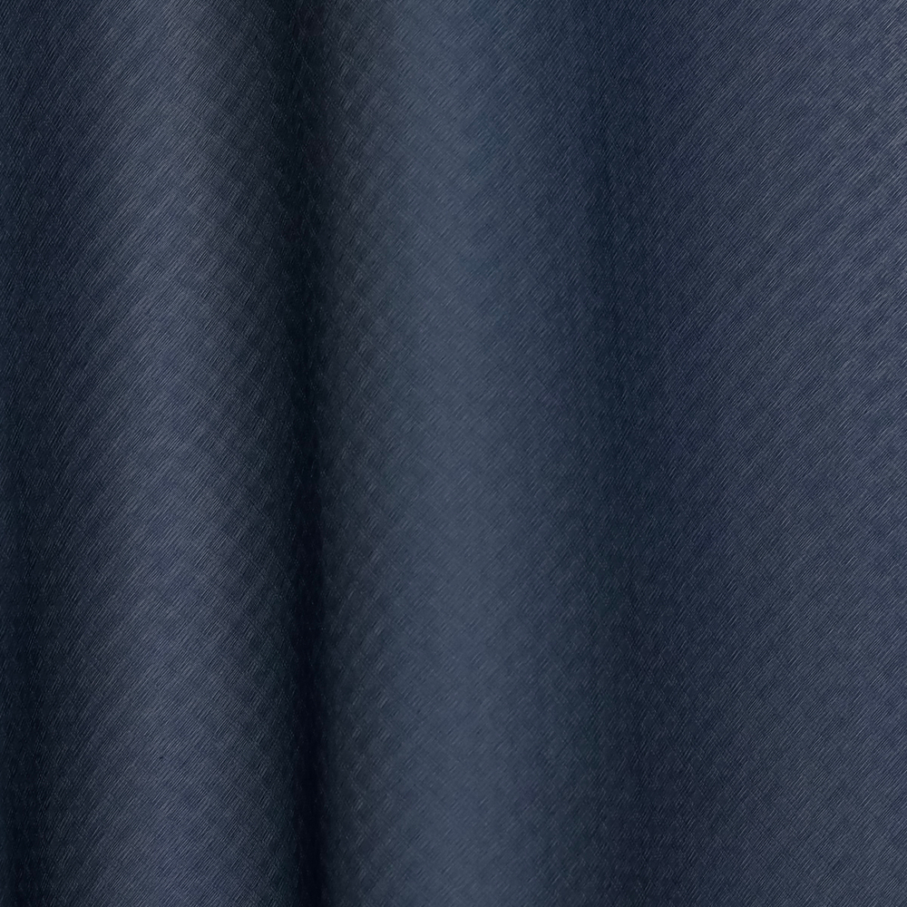 Упругая шёлковая органза тёмно-синего цвета