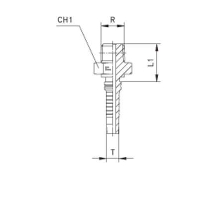 Фитинг DN 20 BSPT 3/4 Interlock