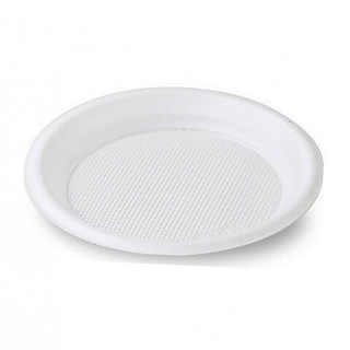 Тарелка Д=205мм ПС Белая 1/10шт