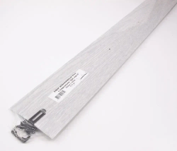 Порог алюминиевый прямой Дуб серый 100мм х 0,9м
