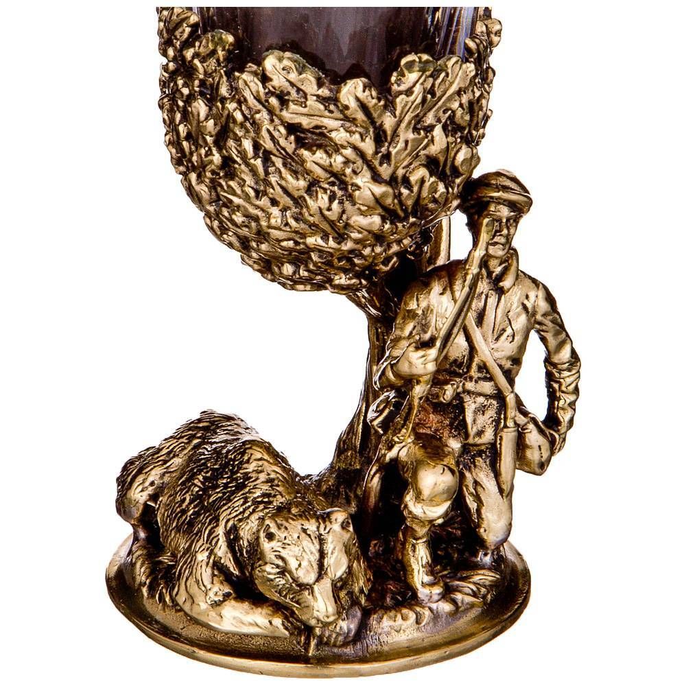 НАБОР ИЗ 2-Х ЛАФИТНИКОВ ДЛЯ ВОДКИ "ОХОТА" 50 МЛ (КОР=1НАБОР.)