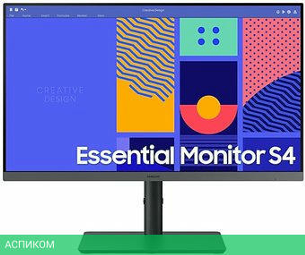 Монитор Samsung Essential S4 LS24C430GAIXCI