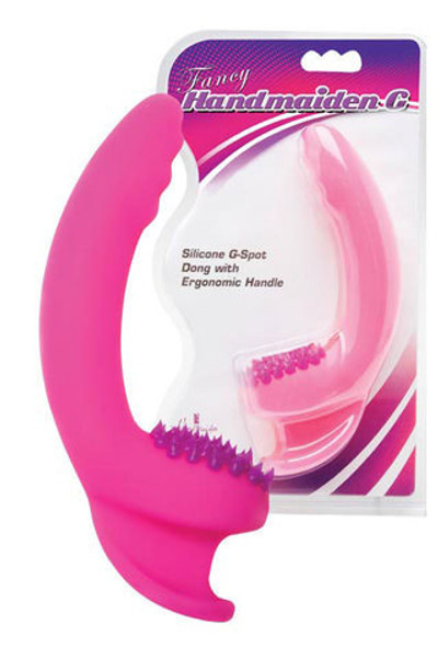 Розовый фаллоимитатор для точки G