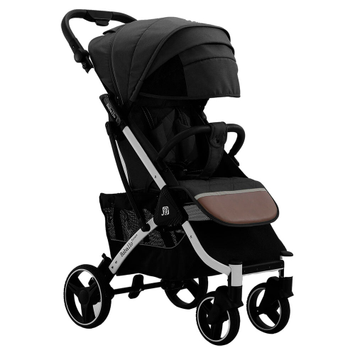 Коляска Baballo Future 2024 механика (черный) белая рама