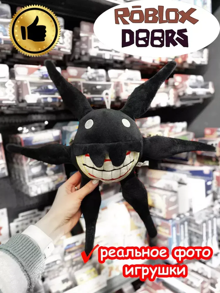 Мягкая игрушка Роблокс Дорс Скрич улыбка
