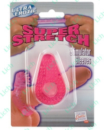 Розовое эрекционное кольцо со стимулятором #3