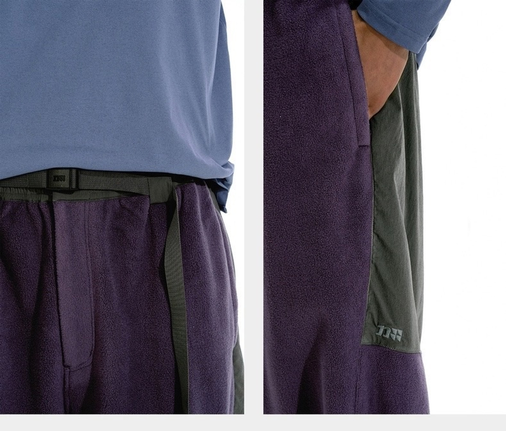 Брюки Nothomme Patchwork purple