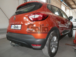 Фаркоп оцинкованный Galia R091A для Renault Captur 2013-(паспорт и сертификат в комплекте)(без электрики)