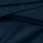 Простыня  Сатин На Резинке тёмно-синий 160х200 борт 30см