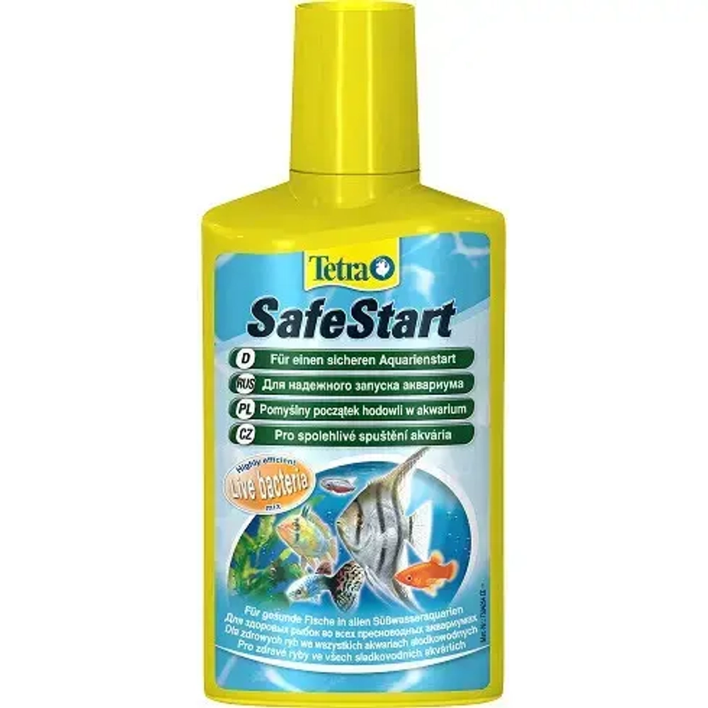 Tetra safe start культура бактериальная для запуска аквариума - 250 мл