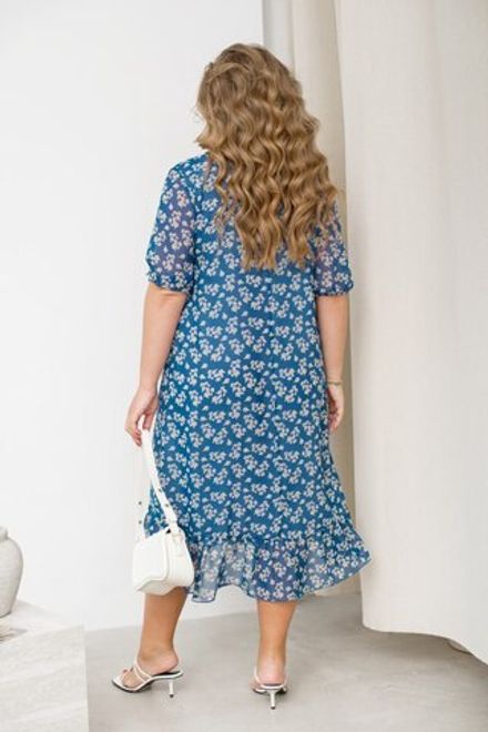 Платье шифоновое УК-2620-5 Фабрика Моды