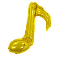 Мини фигура 16" Нота, Золото Fl