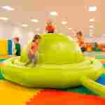 Надувное оборудование «Надувной живот» 3*3*1,2 м, жёлтый