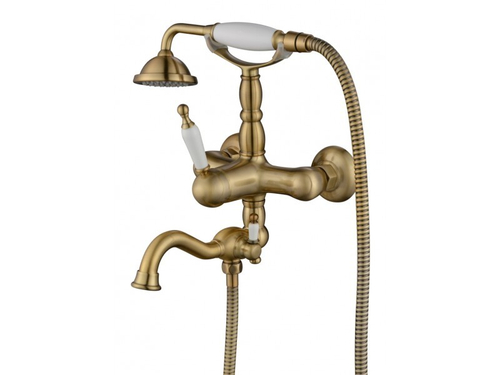 Смеситель Aksy Bagno Prestigio 701 Bronze для ванны с ручным душем