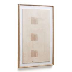 Sormina Картина с 3 коричневыми квадратами 60 х 90 см
