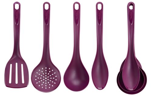 Набор 4 предмета: лопатка, половник, шумовка, ложка Tefal Essentials K115S414