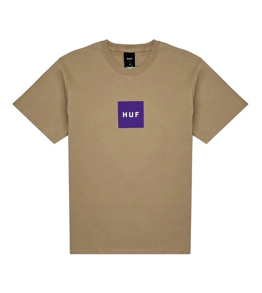 Футболка HUF Essentials Box Logo Sand