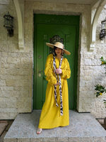 Канотье со средней тульей и лео-лентами