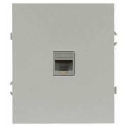 Розетка ЭРА Arktik 16-3107-03 информационная RJ45 алюминий | Эра Arktik