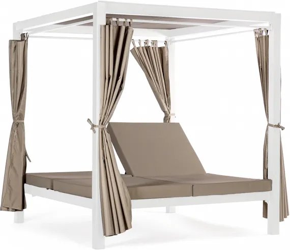 Шатер с лежаками Enigma, белый/тортора