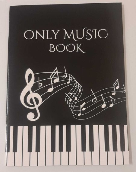 Not dəftəri \ Music book 24 vərəq (qara)