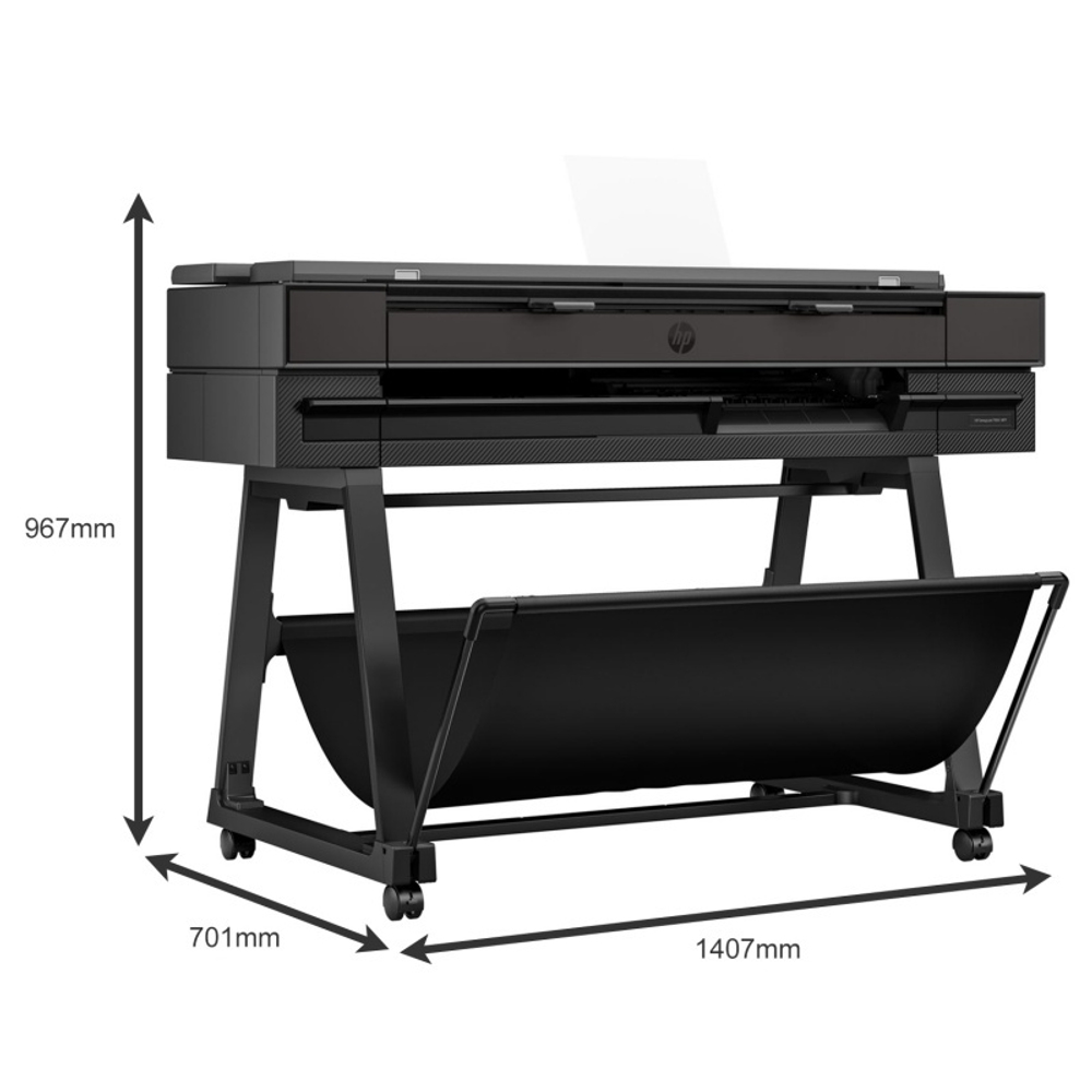 МФУ HP DesignJet T850 36" MFP, 36", A0, 4 цвета, WiFi, цветной