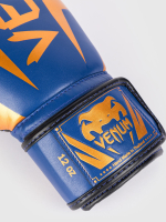 Перчатки боксерские Venum Elite Blue/Black/Cooper