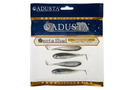 Приманка ADUSTA Penta shad 3" (#102 Tennessee Shad)