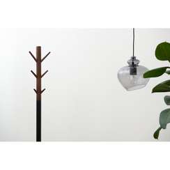 Вешалка напольная espen, 174 см,  черная/светлый орех