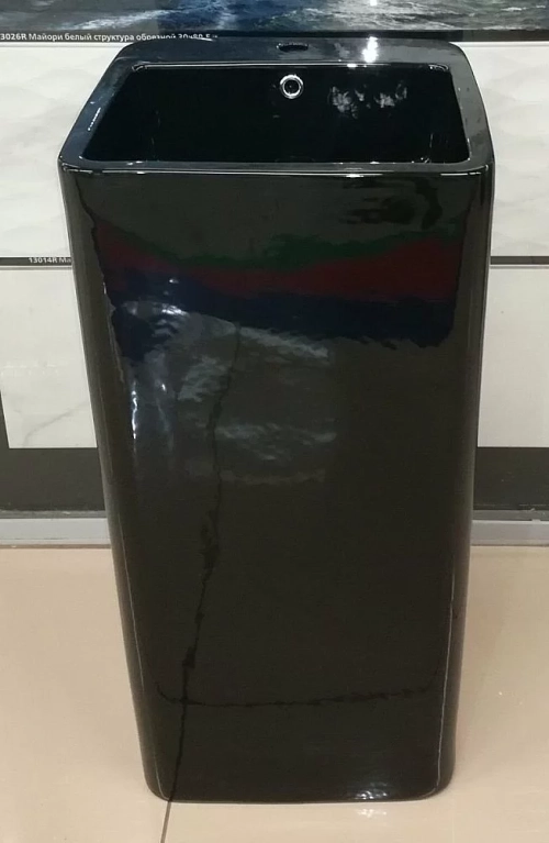 Раковина напольная Ceramalux N 40 P7004LВ черная