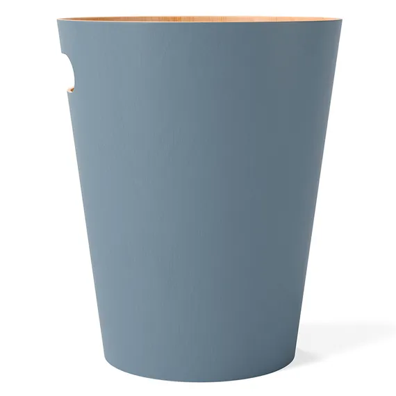 Корзина для мусора woodrow, 7,5 л, серо-голубая