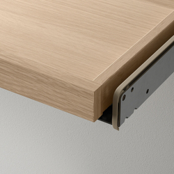 IKEA KOMPLEMENT  (ИКЕА КОМПЛЕМЕНТ)  -  Выдвижной поднос, дуб, окрашенный в белый цвет, 100x58 см