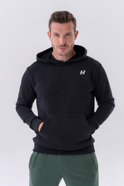 Мужская толстовка Nebbia Pull-over Hoodie with a Pouch Pocket 331 Black