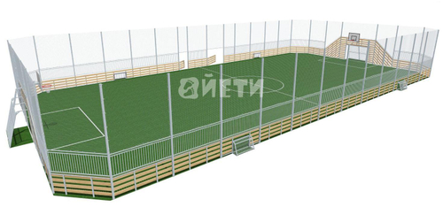 Ограждение спортивной площадки ЭКО 391006 для игры в уличный футбол