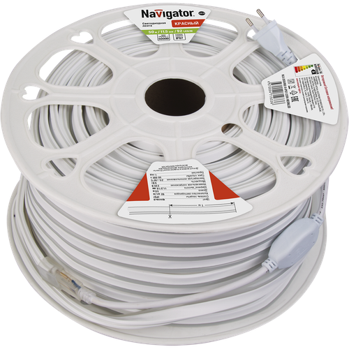 СД Лента Navigator 71 933 NLS-2835R92-9-IP67-220V NeonLed