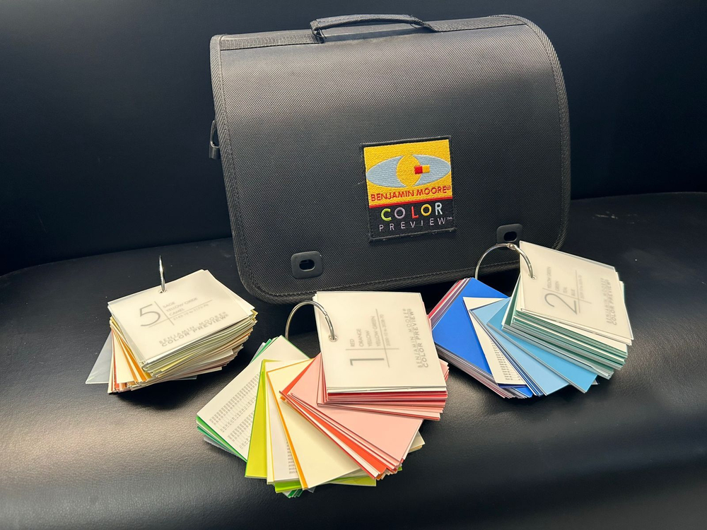 Сумка дизайнера с колеровочными палитрами (7шт) Benjamin Moore ( Color Preview )