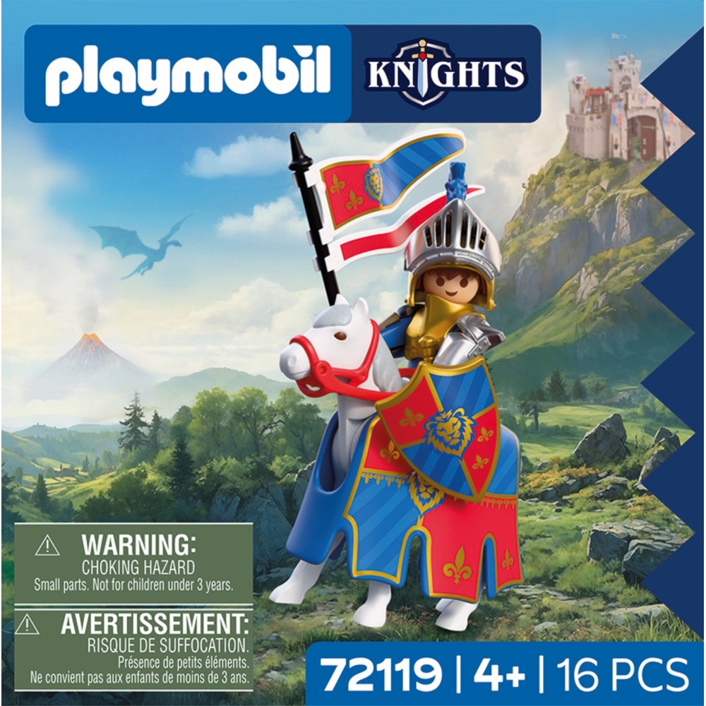 Playmobil Knights 72119 Предводитель рыцарей герба Лев 16 деталей — фото 4