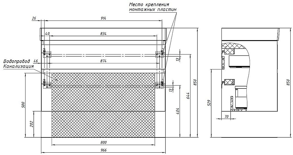 Тумба с раковиной Allen Brau Infinity 100 1.210027.AM антрацит матовый