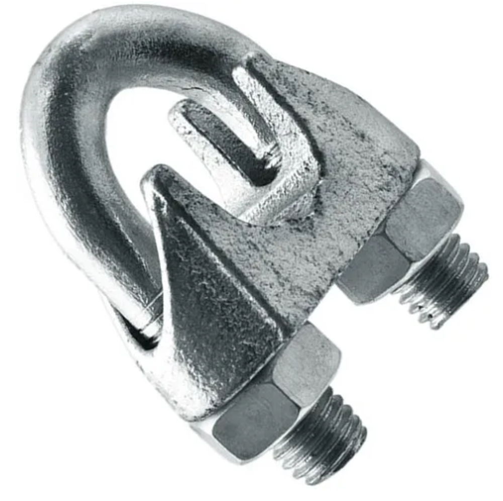 Зажим для канатов, оцинк. 11 DIN741