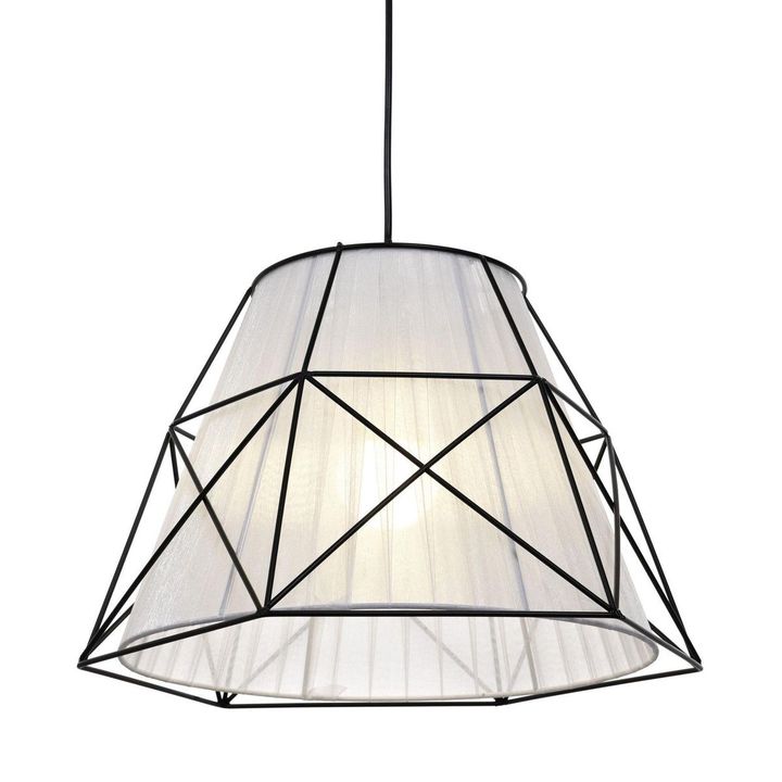 Подвесной светильник Lumina Deco Boneti LDP 8002 BK+WT