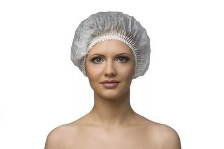 1-Touch Шапочка одноразовая Шарлотта спанбонд белый, 25шт