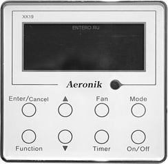 Кассетный фанкойл до 5 кВт Aeronik AFP 85 XD/B-T с панелью TB03 (4,5 кВт)