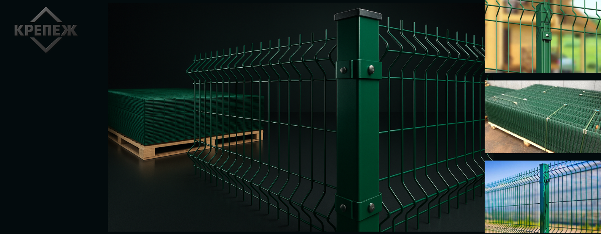 3D-ограждения и комплектующие