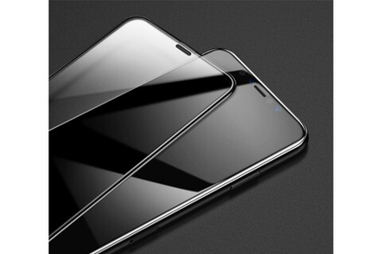 Защитное стекло iPhone XS Max (6.5") Black cover +защ.пленка камеры White Totu