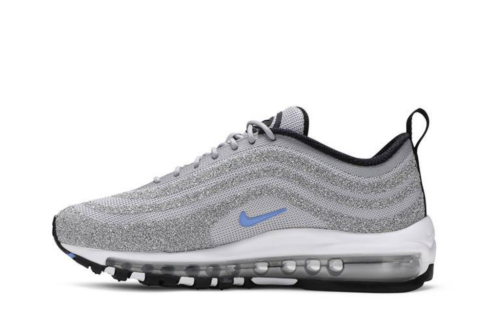 Кроссовки Swarovski X Nike Air Max 97 Swarovski "Polar Blue" (Женская размерная сетка)