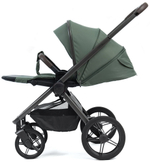 Детская коляска Peppy Monaco Thermo 3 в 1 с автокреслом Rise Black Green