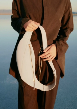 POLENE СУМКА NEYU, ЦВЕТ МЕЛА