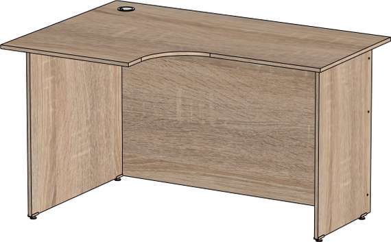 Стол эргономичный Стандарт Про дуб сонома