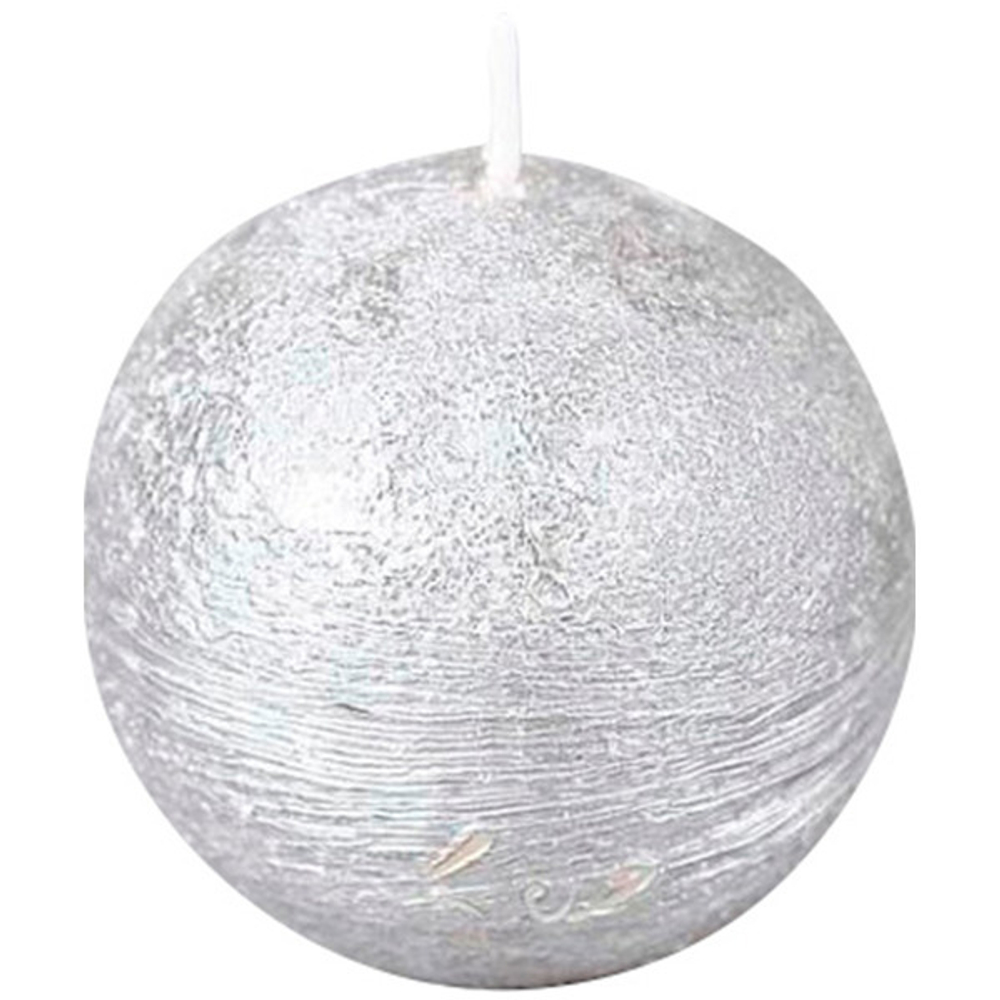 Свеча-шар Luz your senses 6см ночное серебро