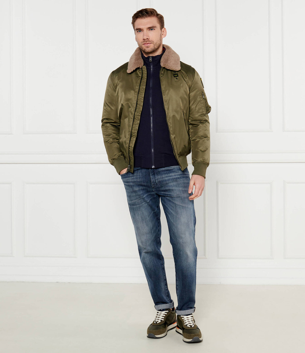 Куртка бомбер KENNETH BLAUER - хаки(BLUC02126 006958)